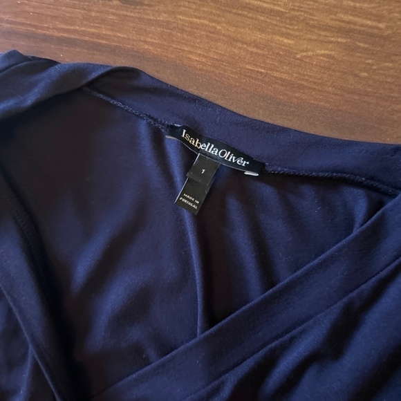 ISABELLA OLIVER Maternity Ruched Dress size 1 or US 4 - Picture 4 of 7